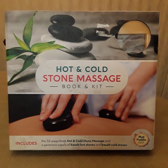 Hot & Cold Stone Massage Book & Kit Mud Puddle Brand NEW. - Picture 1 of 5